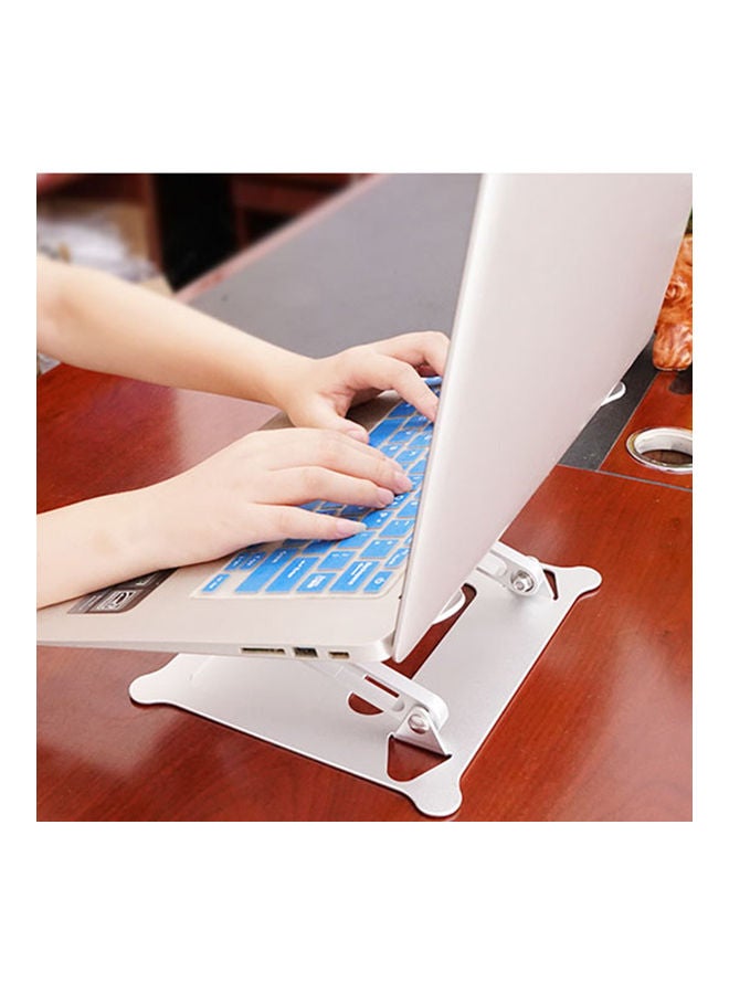 Ergonomic Laptop Stand Silver  - Image 2