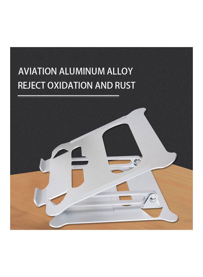 Ergonomic Laptop Stand Silver  - Image 4