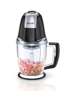 Saachi Mixed Meat And Vegetable Chopper 1500 L 300 W NL-CH-551 Black/Clear  - Image 3