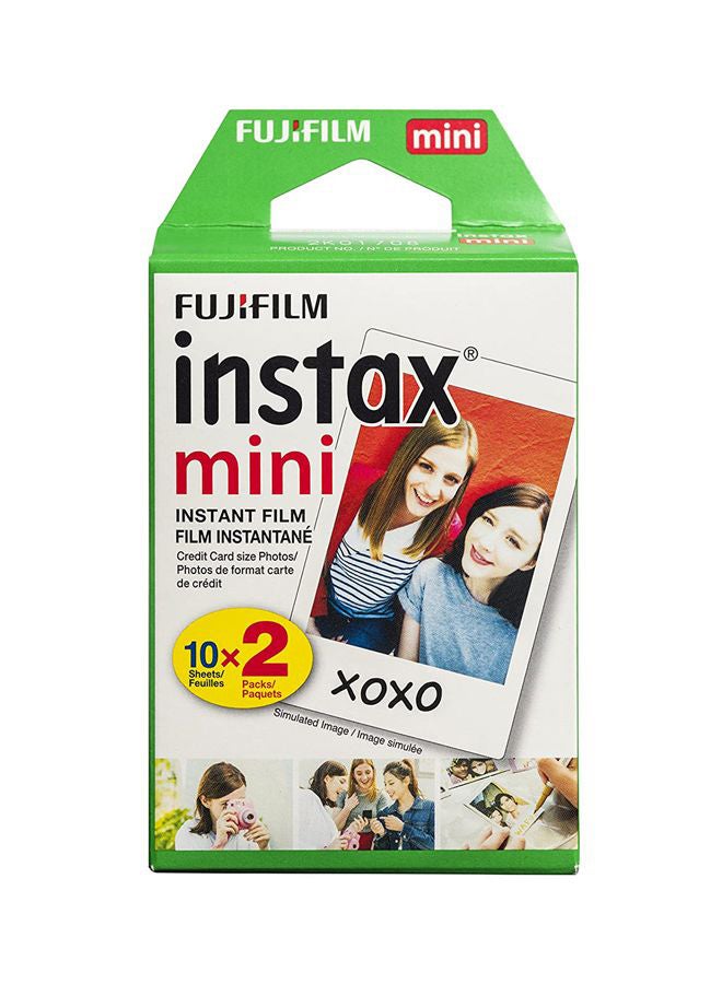 Instax Mini Instant Film 20 Sheets Pack For Instax 8/7s White White - Product Main Image