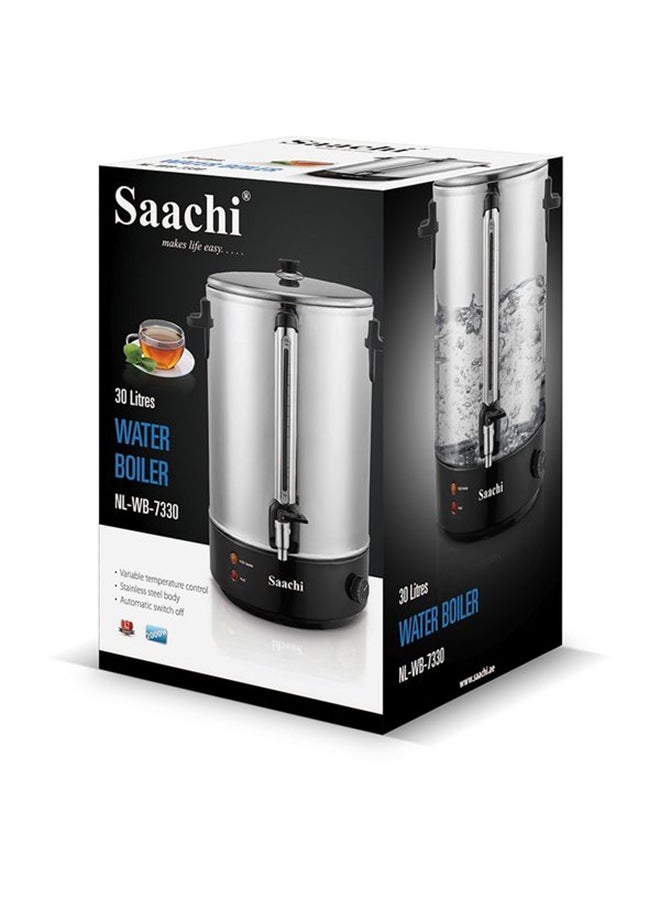 Saachi - Water Boiler with Stainless Steel Body, Adjustable Temperature Control, Automatic Shut-Off and Non-Drip Dispensing Tap NL-WB-7340-ST Silver - Image 1