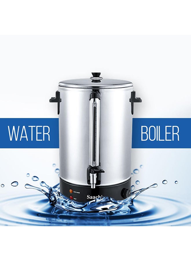 Saachi - Water Boiler with Stainless Steel Body, Adjustable Temperature Control, Automatic Shut-Off and Non-Drip Dispensing Tap NL-WB-7340-ST Silver - Image 1