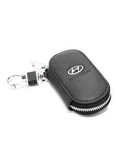 Hyundai Logo Key Fob Case With Carabiner Hook