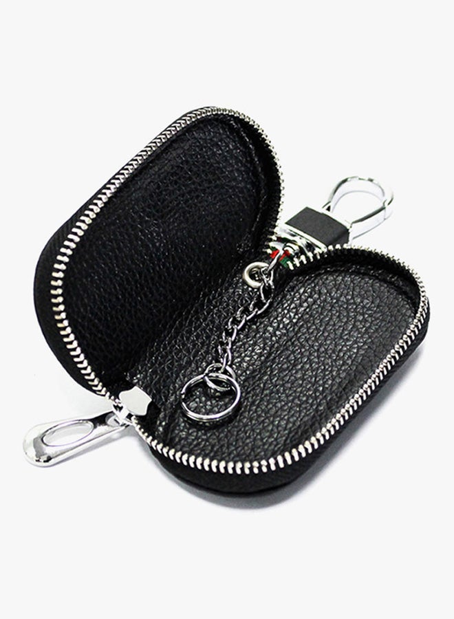 AFGT Hyundai Logo Key Fob Case With Carabiner Hook  - Image 2