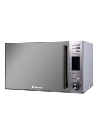 Microwave Oven, Grill Function, Digital Control, Mirror Finish, Defrost By Timing And Weight, Cooking End Signal, Child Safety Lock, Stainless Steel Panel 30 L 900 W NMO300MDG Silver - v1634621964/N16107061A_1