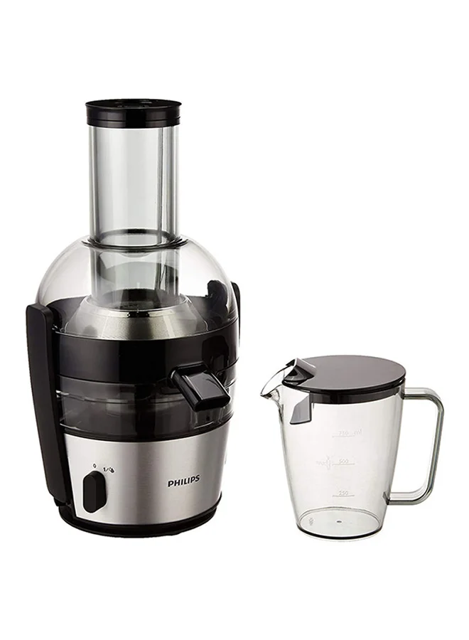 فيليبس عصارة -  أنبوب XL، تنظيف سريع، 2 L 800 W HR1863/22/05 فضي/أسود/شفاف