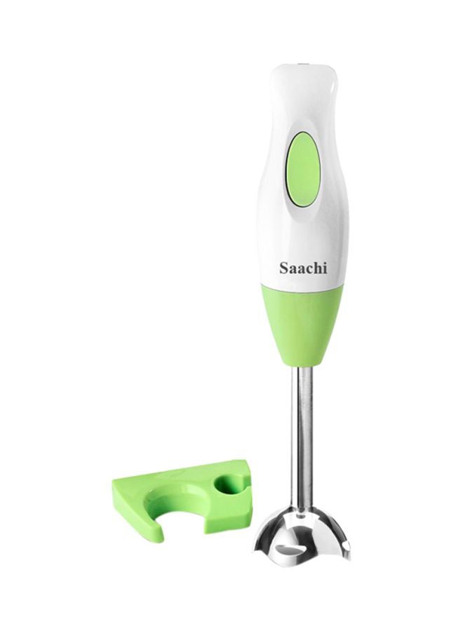 Saachi - Hand Blender With Wall Mounting Attachment NL-CH-4255-GN White/Green/Silver - Image 1
