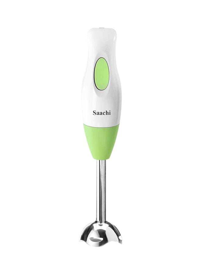 Saachi - Hand Blender With Wall Mounting Attachment NL-CH-4255-GN White/Green/Silver - Image 1
