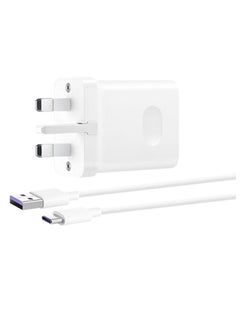 هواوي شاحن جداري فائق بموصل USB Type-C بقوة 40 وات أبيض  - Image 3