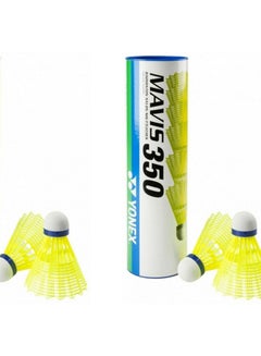 Yonex Unisex Mavis 350 Shuttlecock Set 6-Piece Green Cap  - Image 3