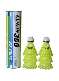 Yonex Unisex Mavis 350 Shuttlecock Set 6-Piece Green Cap  - Image 5