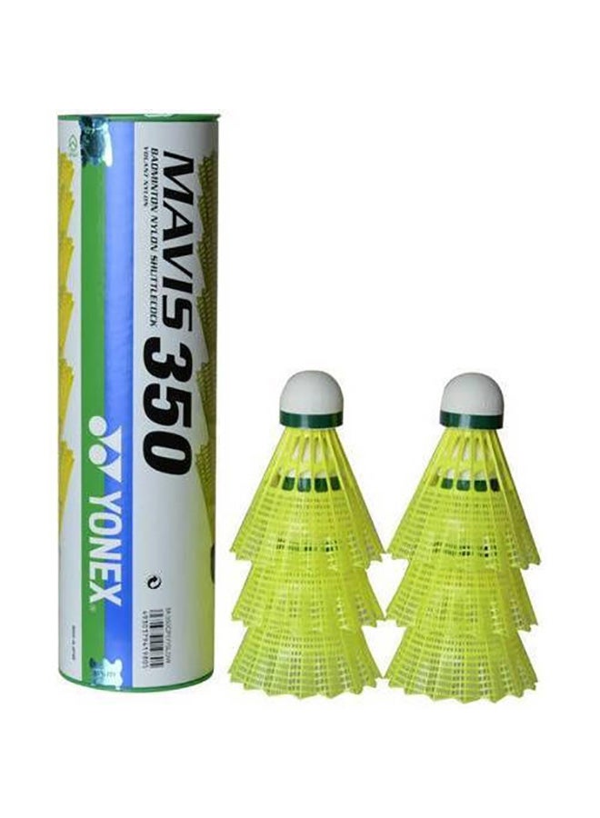 Yonex Unisex Mavis 350 Shuttlecock Set 6-Piece Green Cap  - Image 5