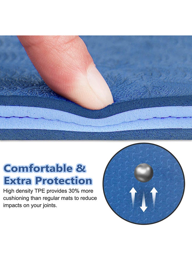 SkyLand Unisex Comfortable and Extra Protection Anti-Skid TPE Yoga Mat 61*183cm  - Image 5