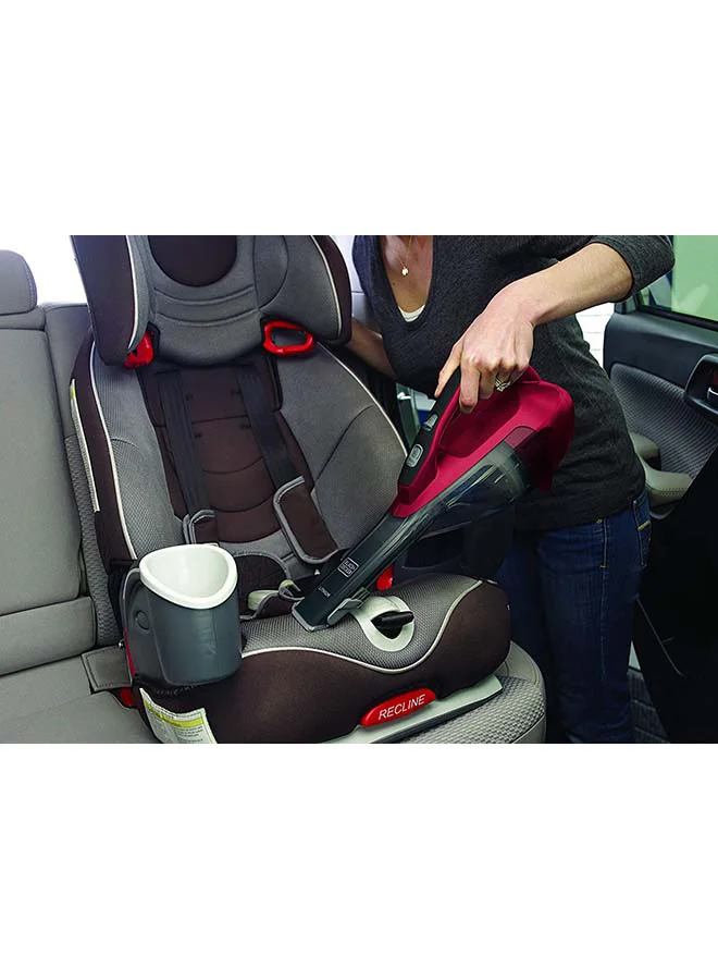 BLACK+DECKER Cordless Vacuum Cleaner 500 ml 16.2 W DVA315J-B5 Red/Grey