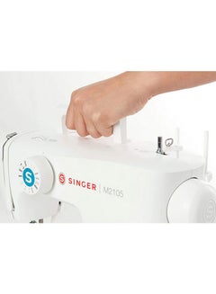 SINGER Electric Sewing Machine M2105 White/Silver  - Image 3