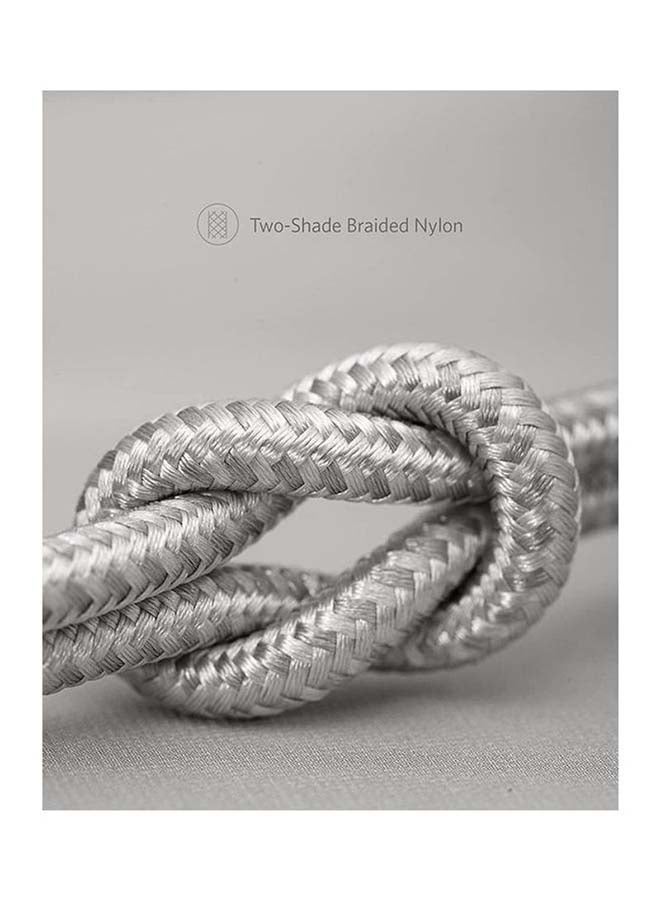 Powerline II Lighting Data Sync And Charging Cable Silver