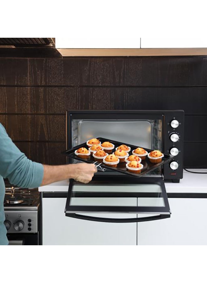 KRYPTON - Electric Kitchen Oven 60 L 2000 W KNO5322 Black - Image 1