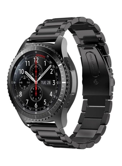 Replacement Stainless Steel Watch Strap For Samsung Galaxy Gear S3 Classic/Frontier Black