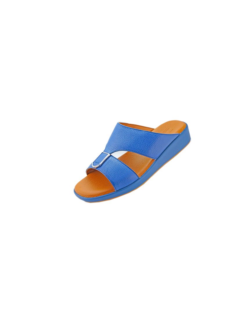 barjeel uno Elegant Arabic Sandals Navy Blue - Image 3