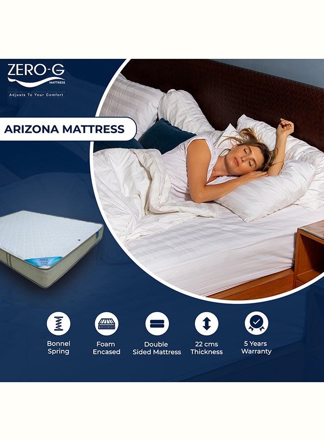 Zero-G Beds - Arizona Mattress White/Grey 90x190x22cm - Image 1
