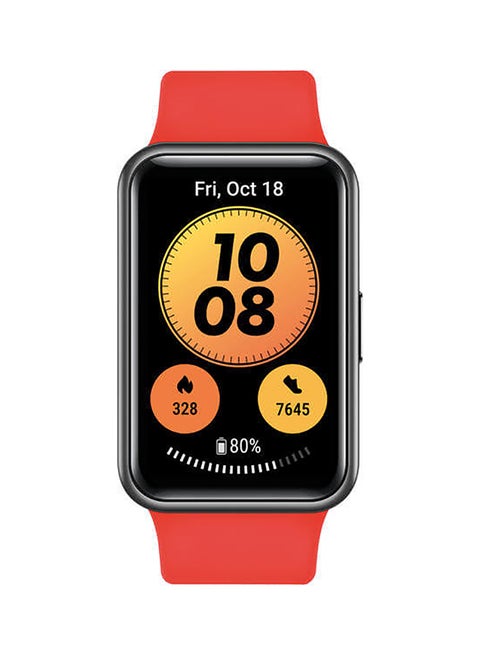 Watch fit 2021 All-Day SpO2 Monitoring1 Long Battery Life 1.64" AMOLED Display Pomelo Red