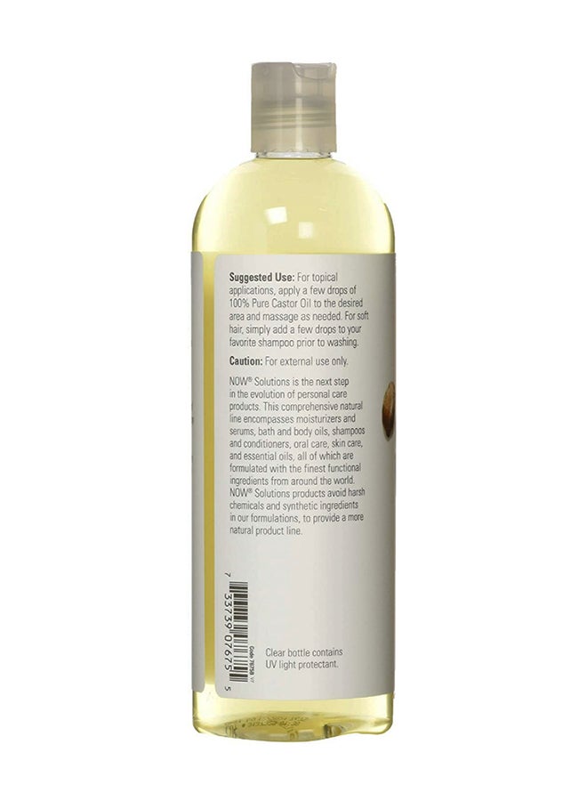 Now Foods Castor Oil Yellow 473ml - Image 3