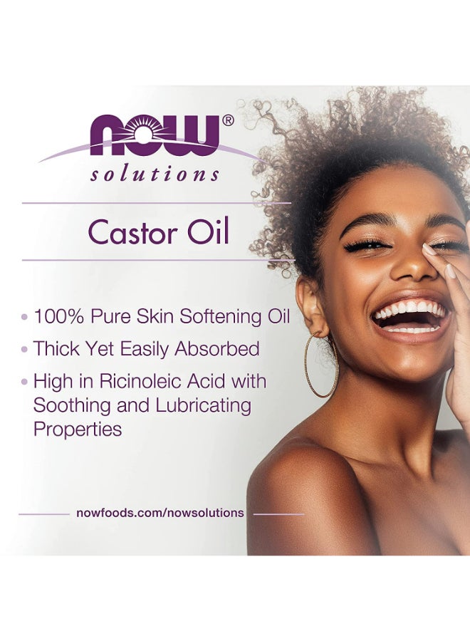 Now Foods Castor Oil Yellow 473ml - Image 4