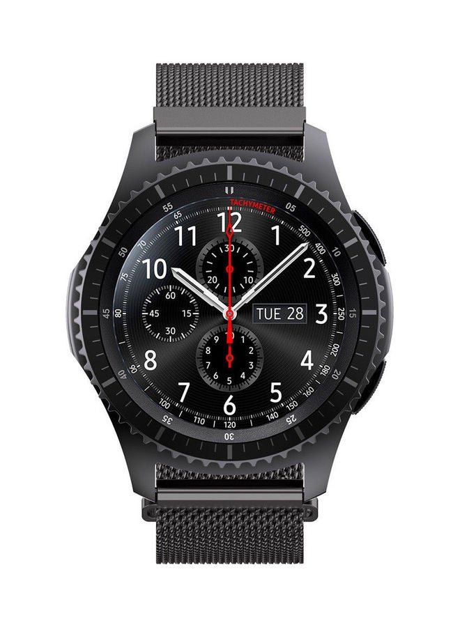 MARGOUN - Milanese Loop Replacement Band For Samsung Gear S3 Classic/Frontier Black - Image 1