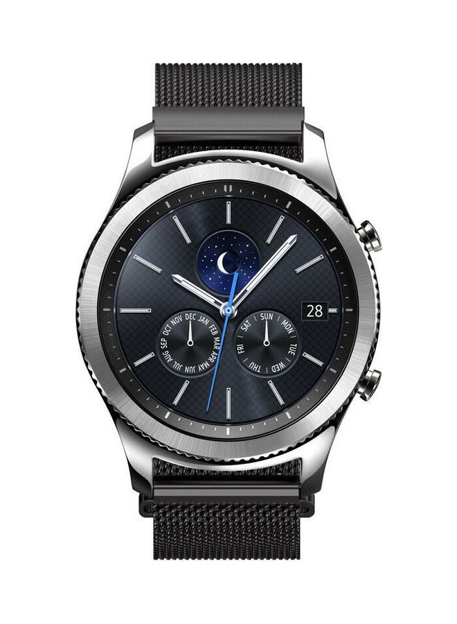 MARGOUN - Milanese Loop Replacement Band For Samsung Gear S3 Classic/Frontier Black - Image 1