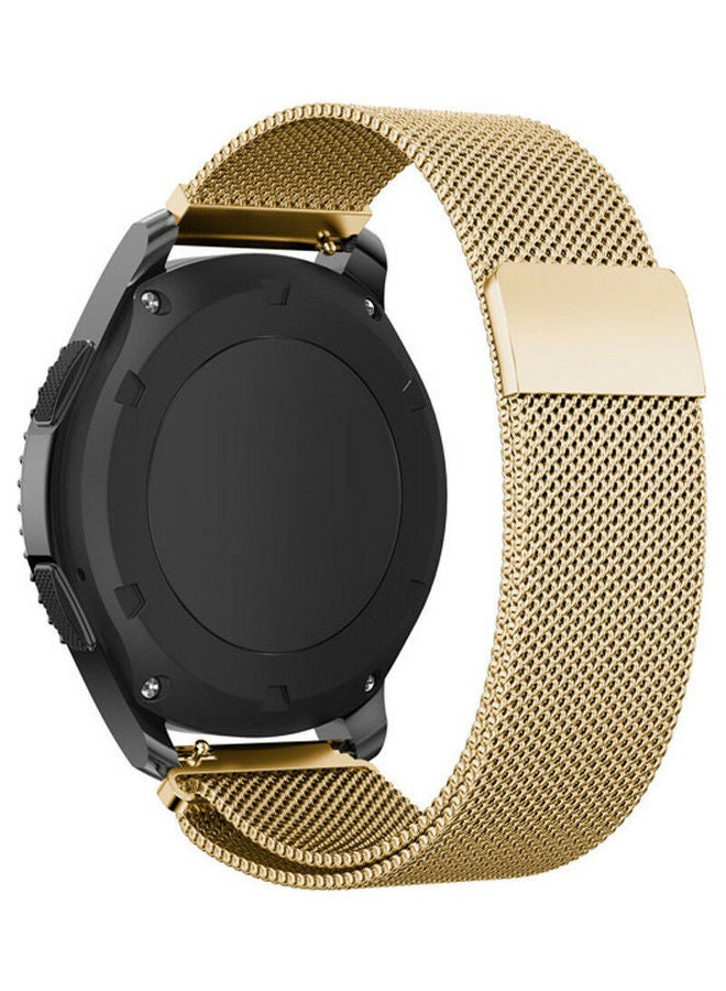 MARGOUN - Milanese Loop Replacement Band For Samsung Gear S3 Classic/Frontier Gold - Image 1