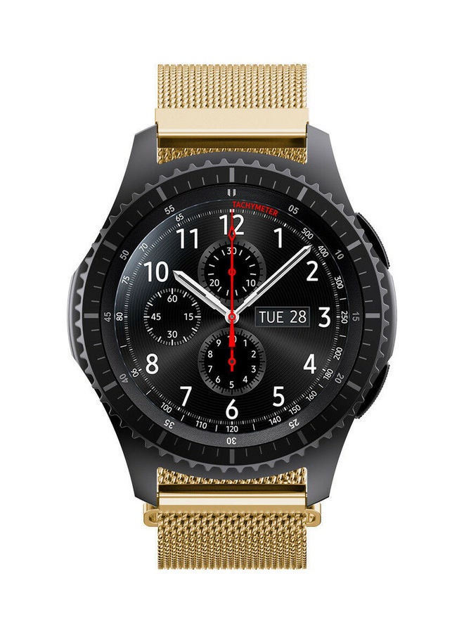 MARGOUN - Milanese Loop Replacement Band For Samsung Gear S3 Classic/Frontier Gold - Image 1
