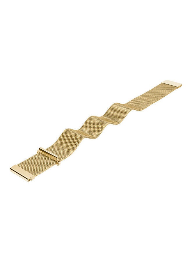 MARGOUN - Milanese Loop Replacement Band For Samsung Gear S3 Classic/Frontier Gold - Image 1