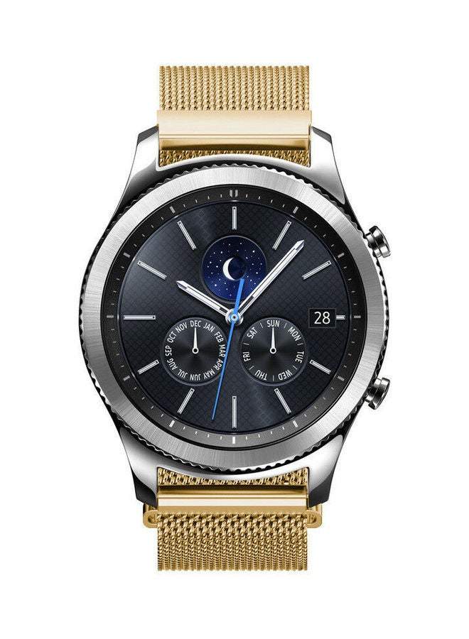 MARGOUN - Milanese Loop Replacement Band For Samsung Gear S3 Classic/Frontier Gold - Image 1