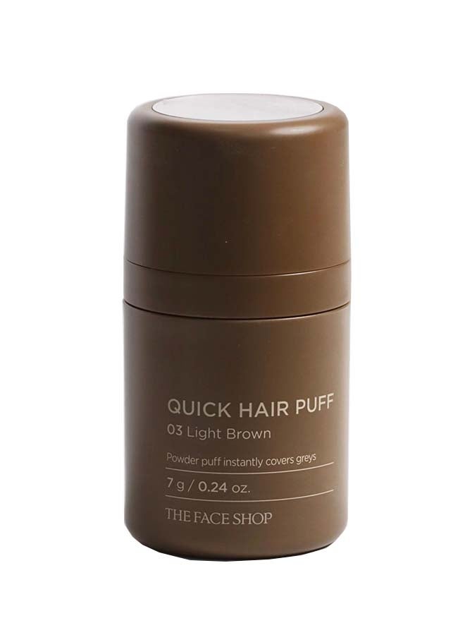 THEFACESHOP Quick Hair Puff 03 Light Brown 7grams - Image 1