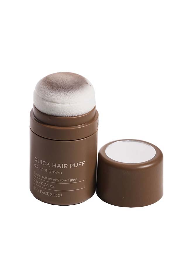THEFACESHOP Quick Hair Puff 03 Light Brown 7grams - Image 2