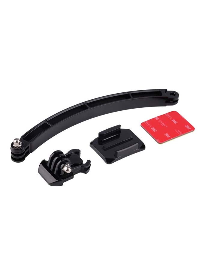 Adjustable Curved Mount With Helmet Extension Self Photo Arm Kit For GoPro Hero 3/2/1 Black  - Image 1