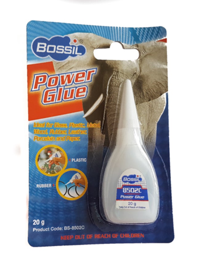Bossil Super Glue Clear 20grams  - Image 2
