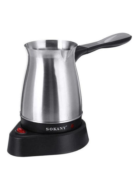 ماكينة صنع القهوة التركية 500 ml 600 W Sk-214 أسود/ فضي
