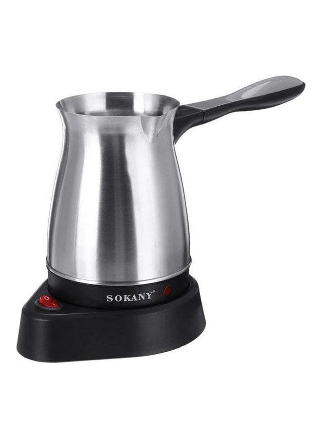 سوكاني ماكينة صنع القهوة التركية 600.0 W Sk-214 أسود/ فضي  - Image 1