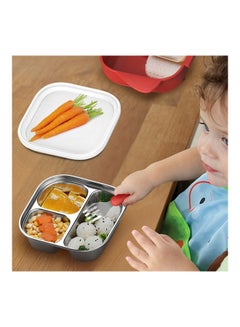 Generic Lunch Box 3 Compartment Japanese Lunch Box Green 21.30x6.80x8.20cm  - Image 5