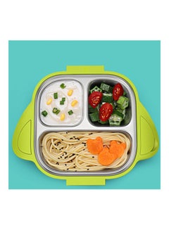 Generic Lunch Box 3 Compartment Japanese Lunch Box Green 21.30x6.80x8.20cm  - Image 2