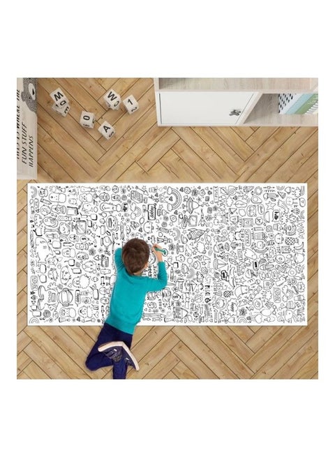 Giant Coloring Roll- Assorted 180 x 90cm