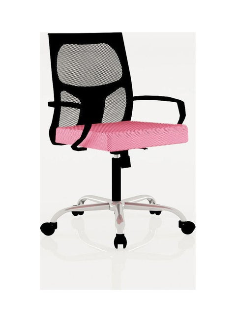 Swivel Office Chair Black-Pink 50x110x50 cm Black-Pink 50x110x50 cmkg