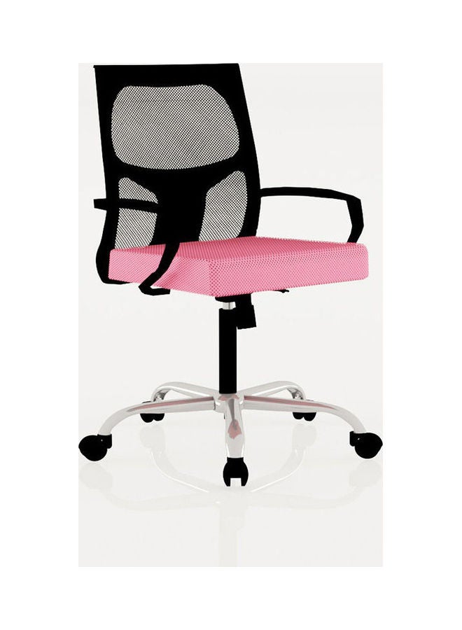 Swivel Office Chair Black-Pink 50x110x50 cm Black-Pink 50x110x50 cmkg