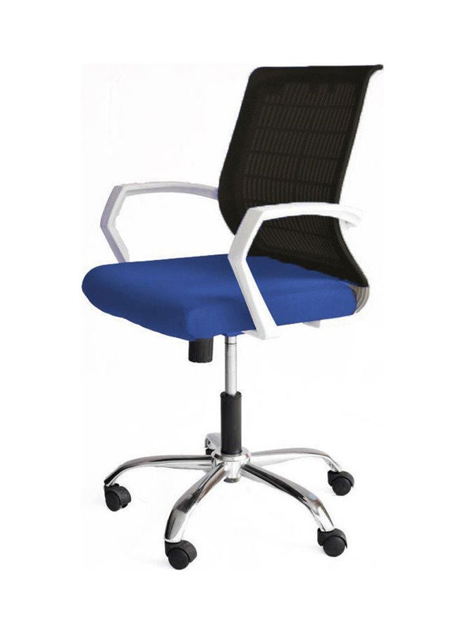 elhelow style Swivel Office Chair Black-Blue 50x110x50 cm Black-Blue 50x110x50 cmkg 