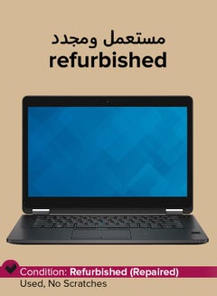 Refurbished - Latitude E7470 Laptop With 14-Inch Display,Intel Core i5 Processor/6th Gen/8GB RAM/256GB SSD/1.74GB Intel HD Graphics 520 English Black
