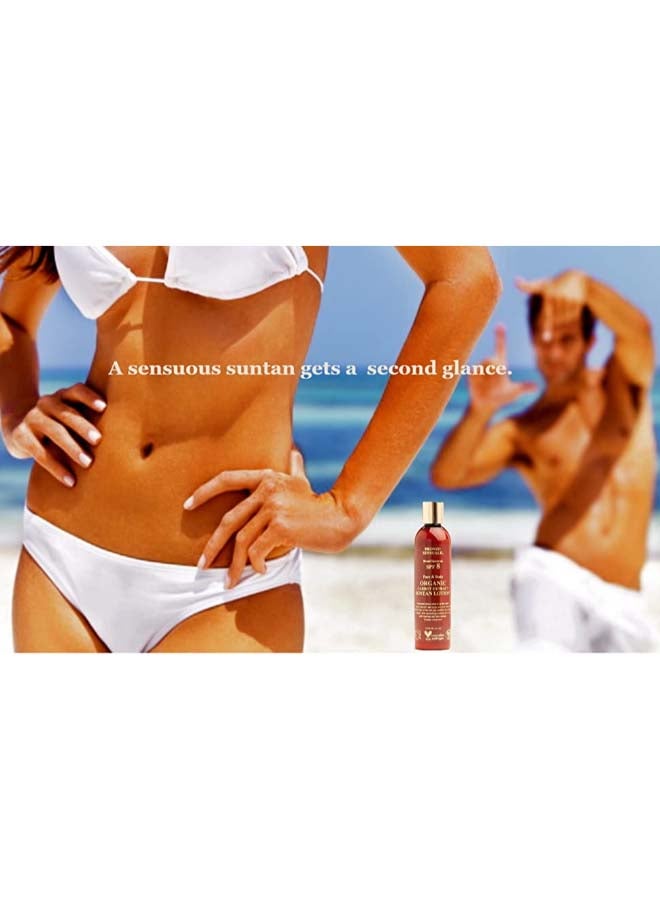 bronzo sensuale Organic Carrot Extract Suntan Lotion SPF8  - Image 2