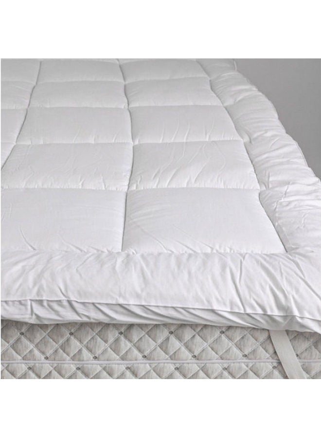 Homztown Fiber Mattress Topper Microfiber White 200X200cm 