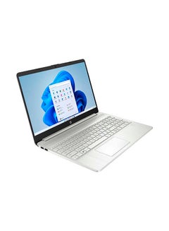 HP 15-DY2093E (Upgraded Version) Laptop With 15.6 Inch Full HD Display, Core i5-1135G7 Processor/8GB RAM/256GB SSD/Intel Iris Xe Graphics/Windows 10 Home /International Version English Natural Silver  - Image 2