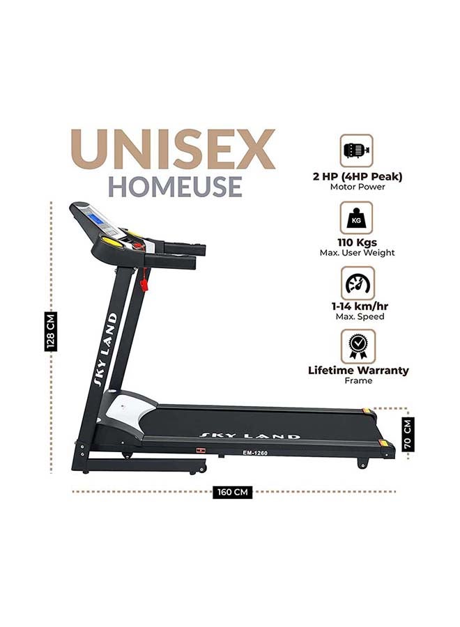 Sky Land LCD Display 2.0 HP Automatic Treadmill L 160 x W 60 x H 128 cmcm - Image 2